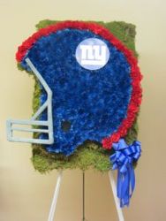 NEW YORK GIANTS HELMET CUSTOM DESIGN from Brennan's Florist and Fine Gifts in Jersey City