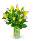 Strawberry Lemonade Deluxe Tulips from Brennan's Florist and Fine Gifts in Jersey City