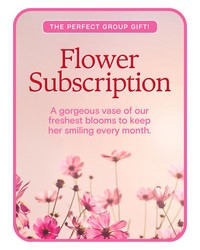 Flower Subscription as a Gift from Brennan's Florist and Fine Gifts in Jersey City