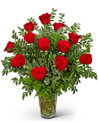 One Dozen Elegant Red Roses from Brennan's Florist and Fine Gifts in Jersey City