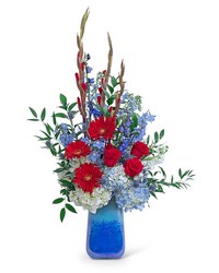Bravery in Blue from Brennan's Florist and Fine Gifts in Jersey City