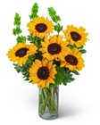 Sunflowers and Bells from Brennan's Florist and Fine Gifts in Jersey City