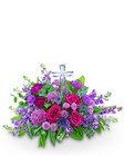 Majestic Magenta Crystal Cross from Brennan's Florist and Fine Gifts in Jersey City